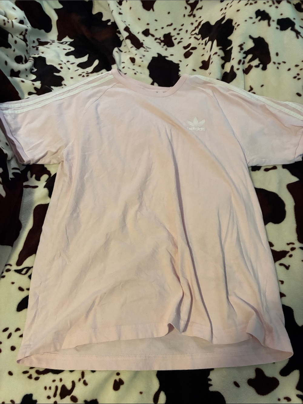 adidas Pale Pink Trefoil Short Sleeve Tee